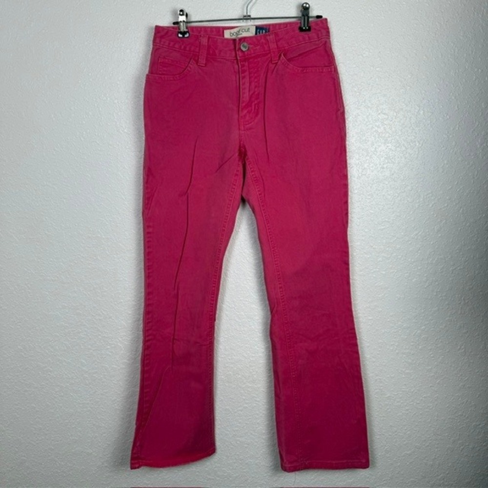 Gap Blue No. 1969 Y2K Low Rise Stretch Bootcut Jeans Hot Pink Size 1